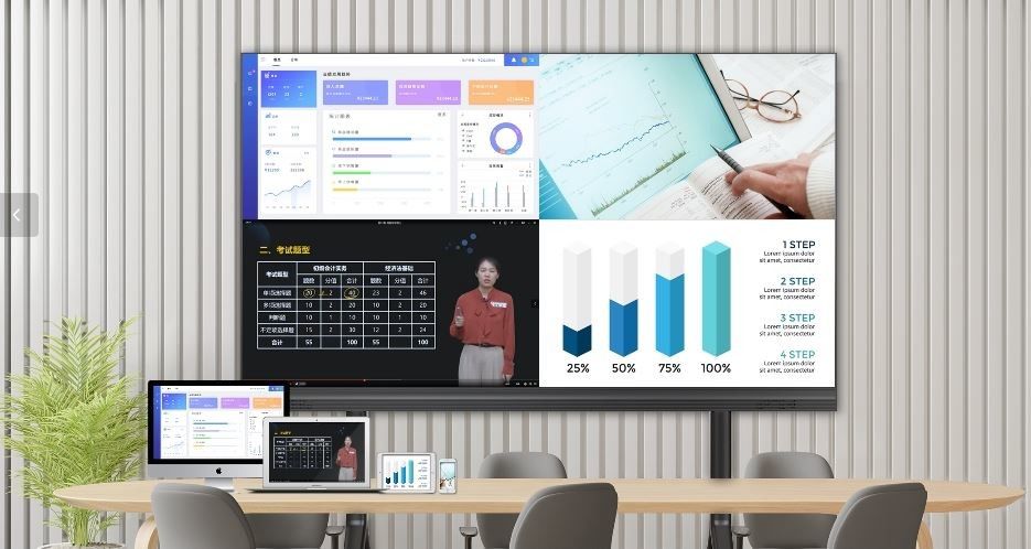 HD 108 Inch And 135 Inch Indoor LED Video Wall Conference All-In-One Machines