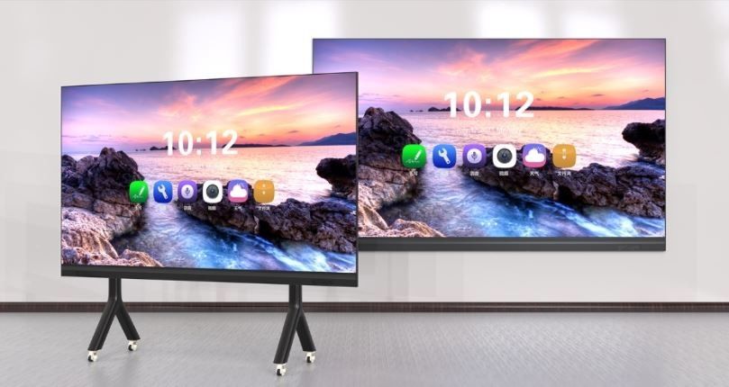 Conference Room Large Led Display Screen Full Front Service Matte Black Screen COB P0.9mm P1.2mm Definition