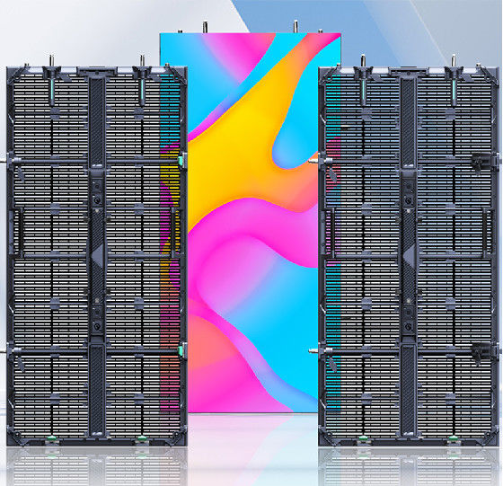 P10.4 Outdoor Rental Transparent LED Display P3.9-7.8 Full Color  LED Stage Screen