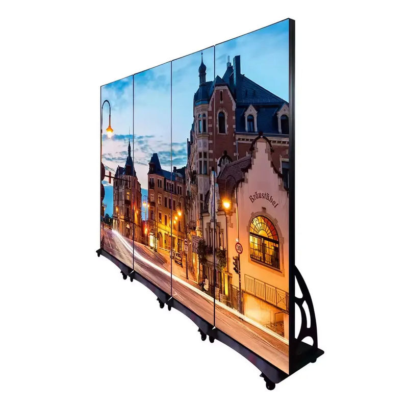 P1.25mm P1.538 mmGOB high-definition LED poster screen that can be folded up and down and quickly assembled left and right