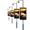 P4 4mm 640*960mm Street Lighting Pole Lamppost Led Display Screen SignPost LED light pole billboard