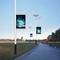 Acrylic Frame Outdoor LED Pole Screen Street Lighting P6 5000nits SASO
