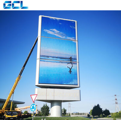 Customized Size High Brightness P6 Outdoor Facade LED Screen With Mean Well Power Supply