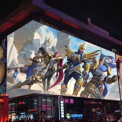 High Resolution Outdoor Fixed LED Display Easy Installations Outdoor LED Panel ODM