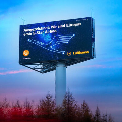 Large Outdoor LED Display Screen P6P8mm With Energy-saving And Full Front Maintenance Capabilities