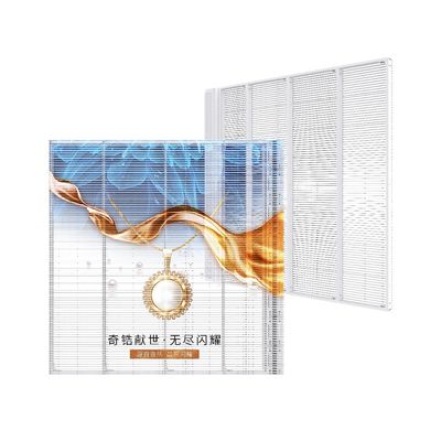 Indoor P3.9-7.8mmTransparent Indoor LED Built For Architecture For Shopping Mall Text Animation Function