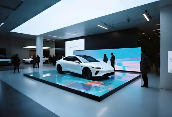 P1.25mm P1.52625mm GOB panel anti slip and wear-resistant floor display screen with a load-bearing capacity of 1.5 tons