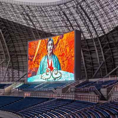 Large Sports Center Outdoor Video Wall IP65 Waterproof 8000Nits High Brightness And Long Service Life