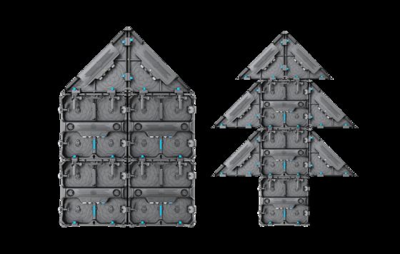 Rental Display Screens In Heart And Christmas Tree Shapes For Bar Stages, With Pixel Pitches Of P1.9mm And P2.6mm Respectively