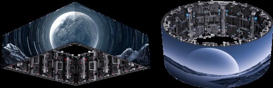 Good price 500x500mm Die-Cast Aluminum Cabinet Stadium Perimeter LED Display for Stage Church Broadcasting Studio online