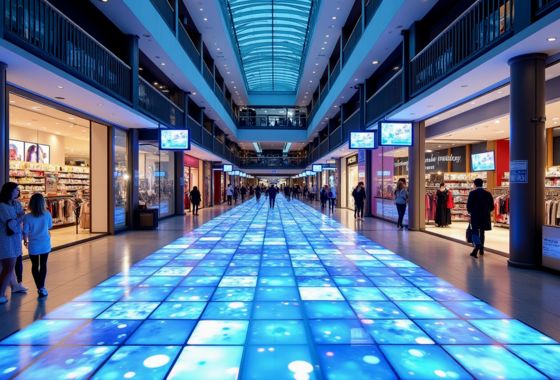 P1.9mm P2.6mm waterproof and pressure resistant floor LED display screen