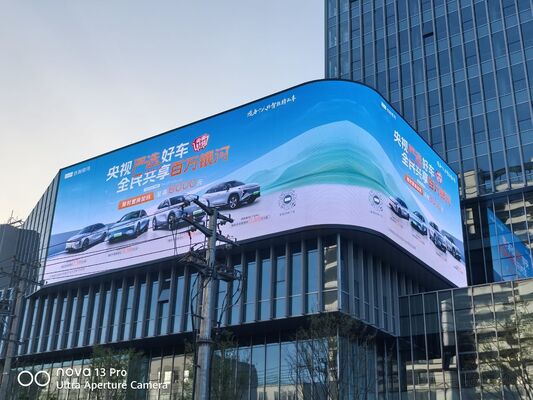 Outdoor 8000Nits Brightness Energy-saving Waterproof Large LED Advertising Wall P6P8P10mm
