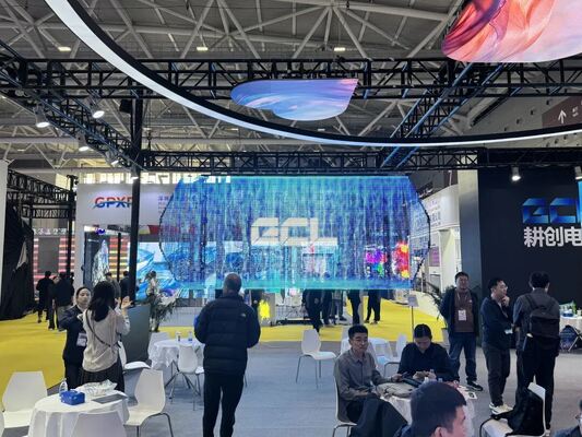 Outdoor Transparent LED Display with 10,000 Nits Brightness, IP65 Protection, and Lightweight Design P25mm P31.25mm